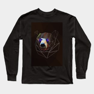 Low Poly Bear's Majesty Long Sleeve T-Shirt